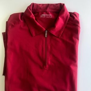 Nike FITDRI Golf Shirt - Red - XL